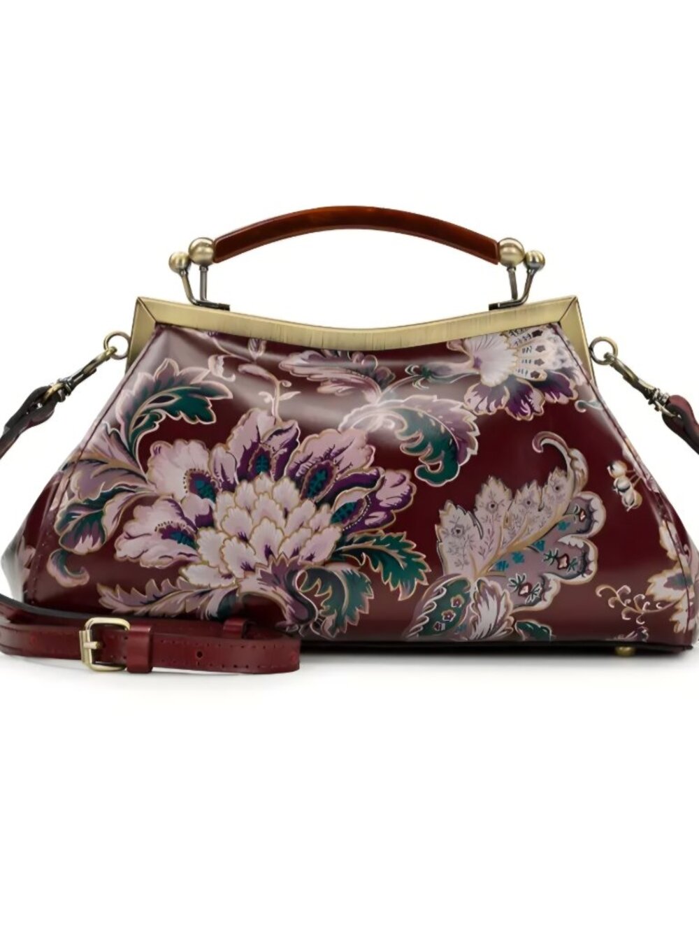 Patricia Nash Kelmscott Kisslock Bag - European Floral Tape - NWT